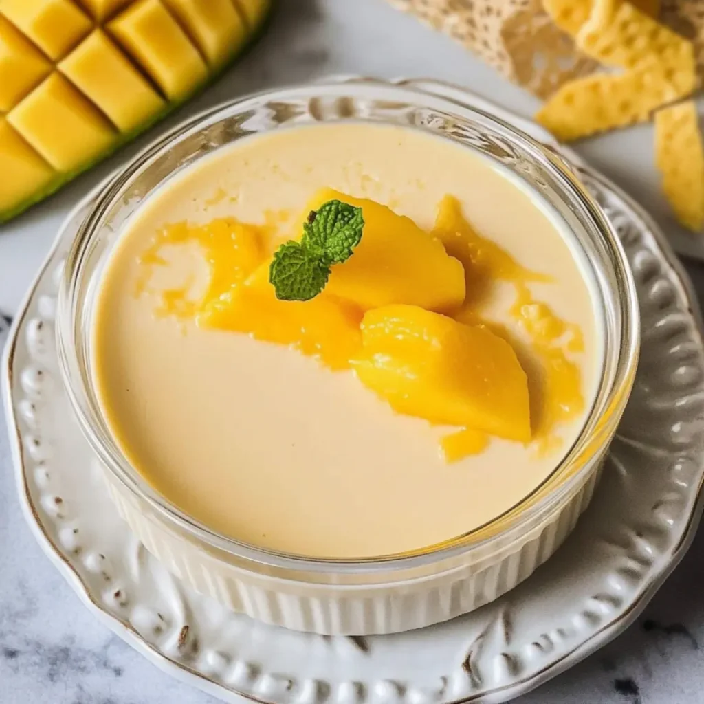Mango Panna Cotta