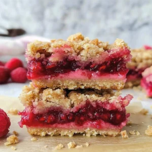 Raspberry Streusel Bars