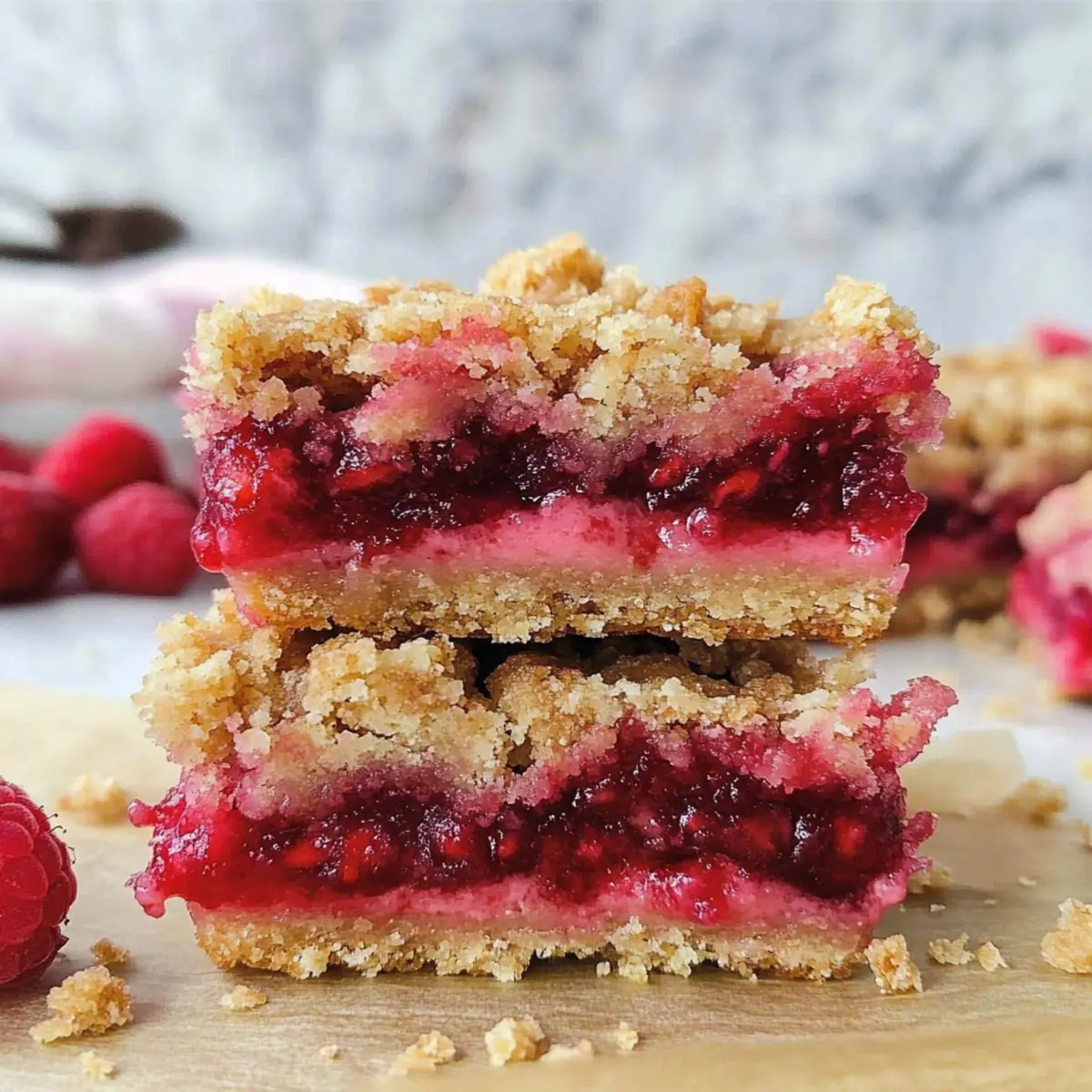Raspberry Streusel Bars