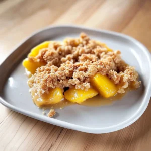 Peach Crumble