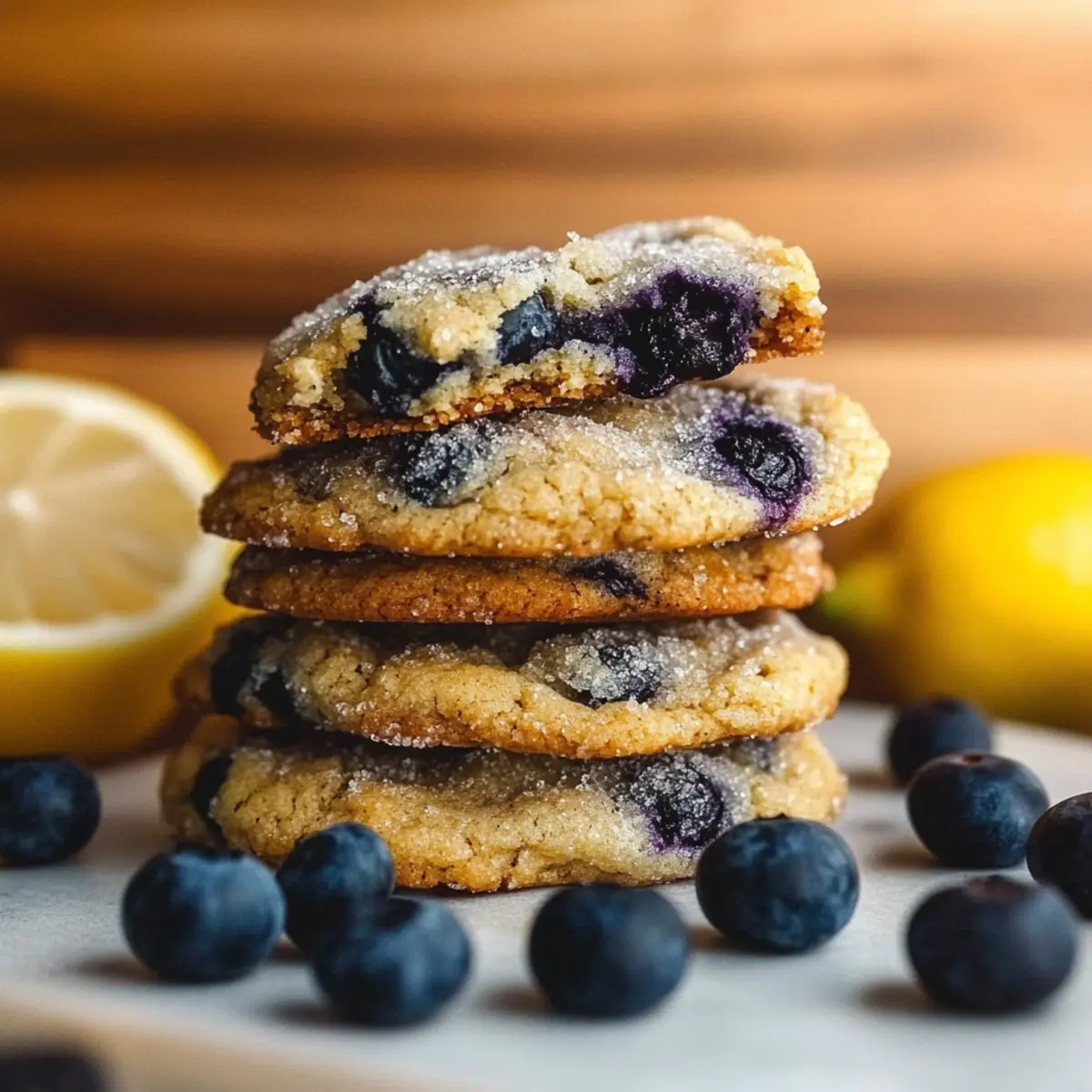 Lemon Blueberry Cookies