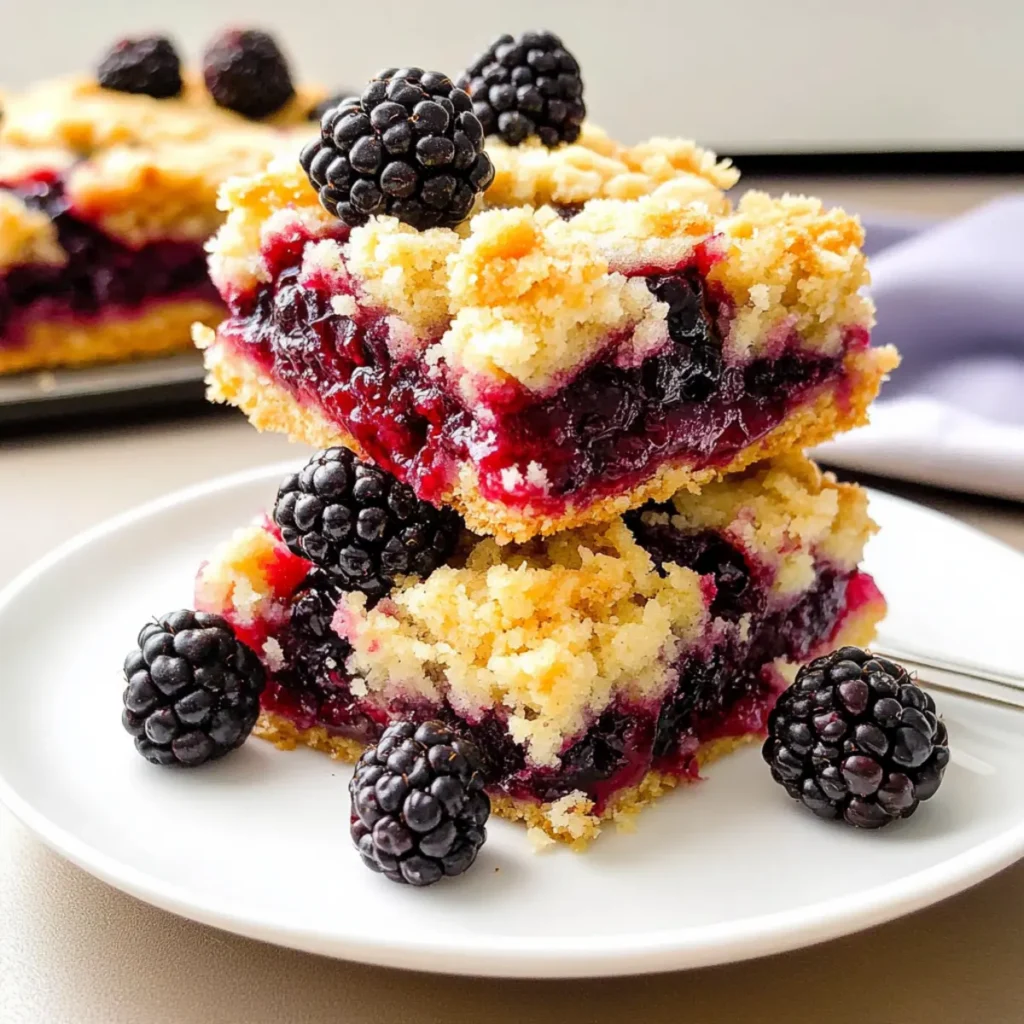 Irresistible Blackberry Cobbler Bars for Sweet Cravings