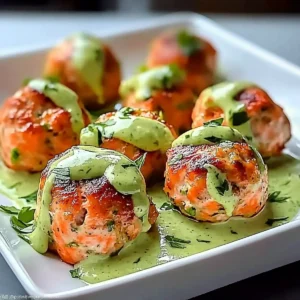 Baked Salmon Meatballs