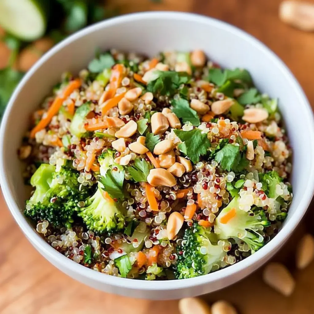 Delicious Thai Veggie Quinoa Bowl: Fresh & Easy Recipe