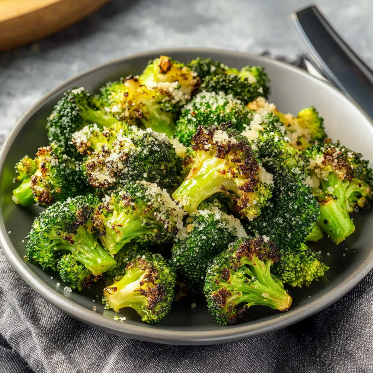 Garlic Parmesan Roasted Broccoli