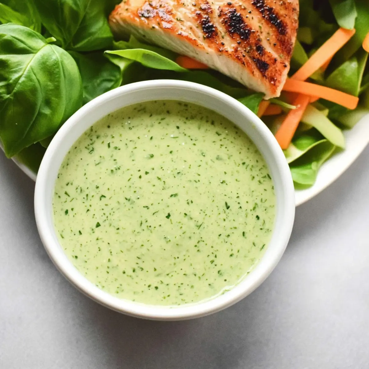 Creamy Basil Dressing