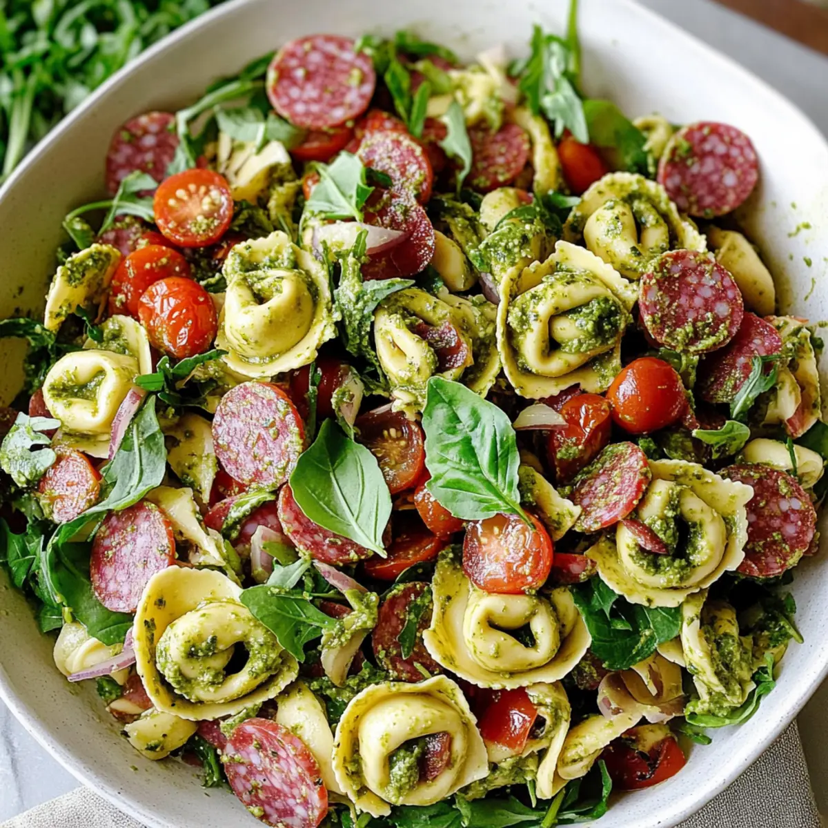 Italian Tortellini Pasta Salad