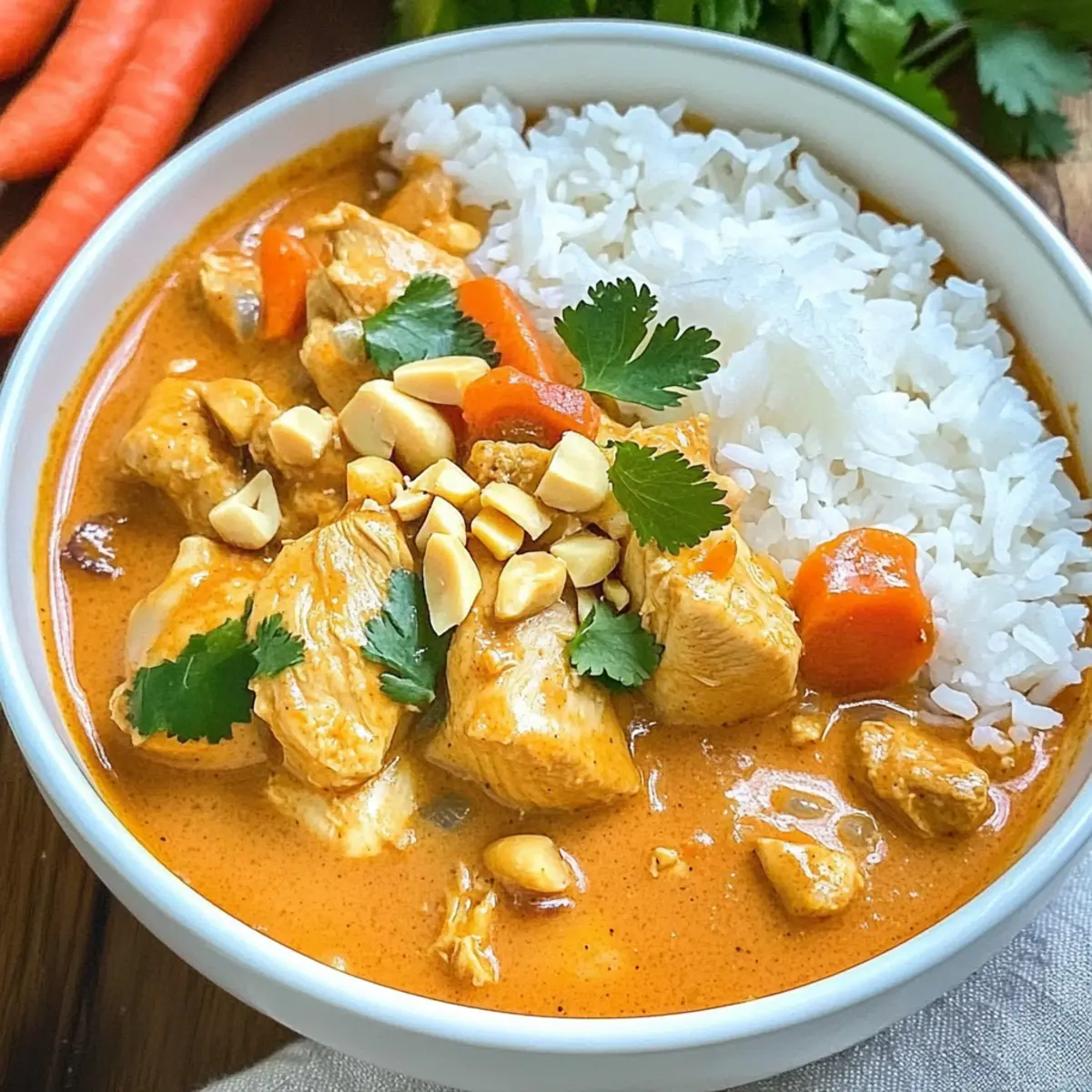Thai Peanut Curry Chicken