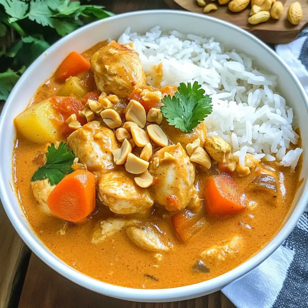 Easy Thai Peanut Curry Chicken for Busy Weeknights