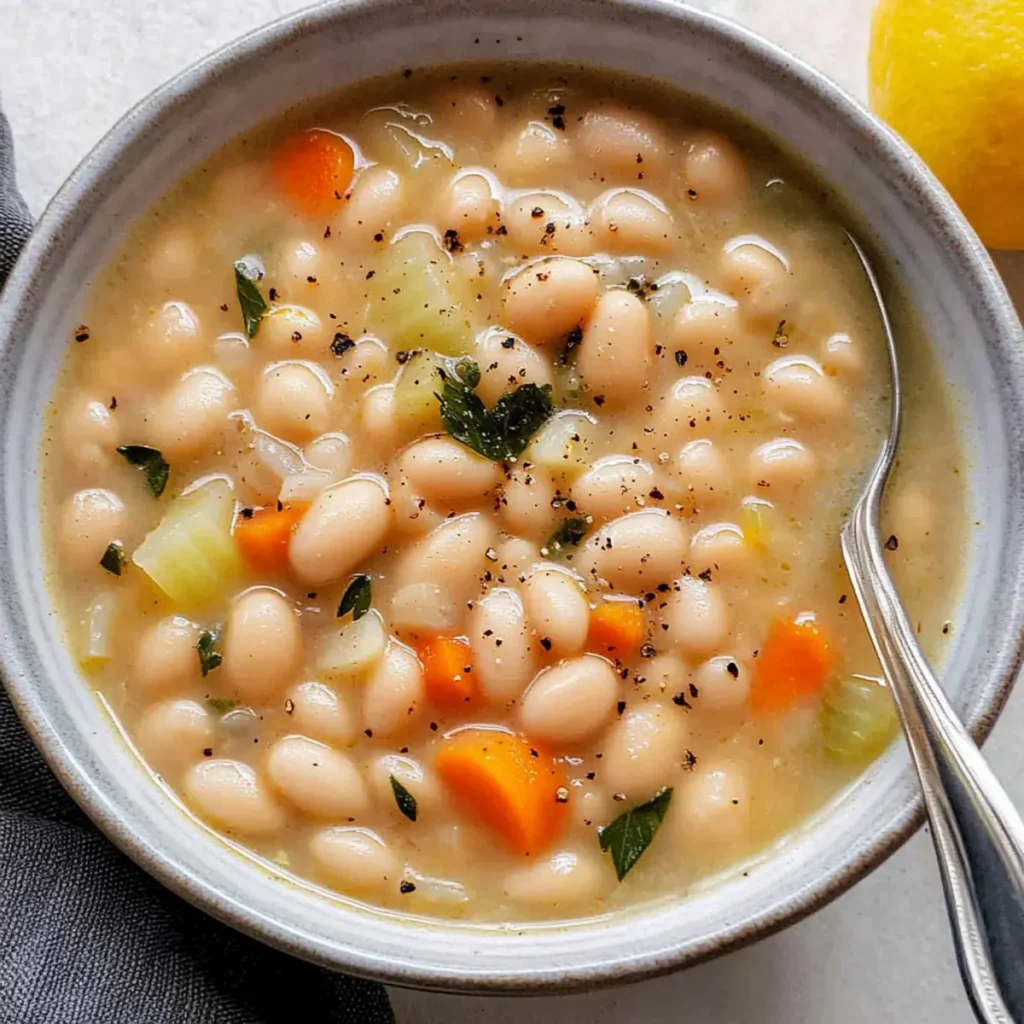 Creamy Greek White Bean Soup Crafted for Cozy Nights