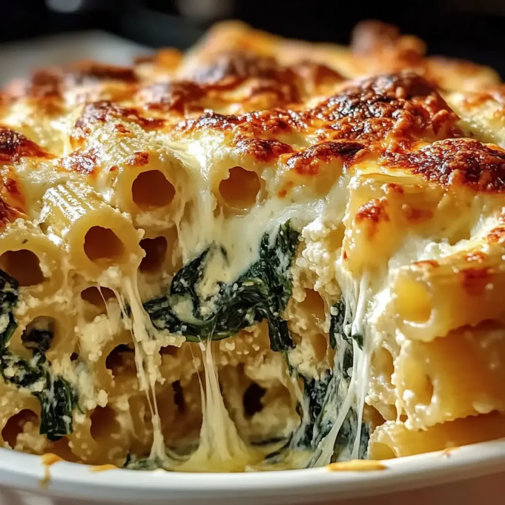 Spinach Ricotta Pasta Bake