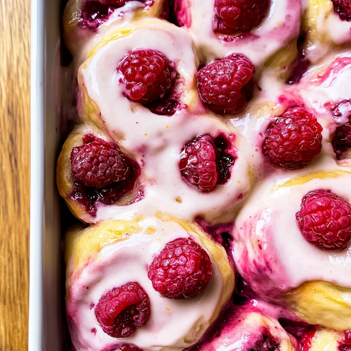 Lemon Raspberry Rolls