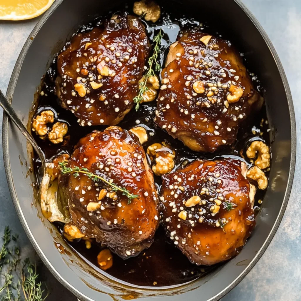 Balsamic Fig Glazed Chicken