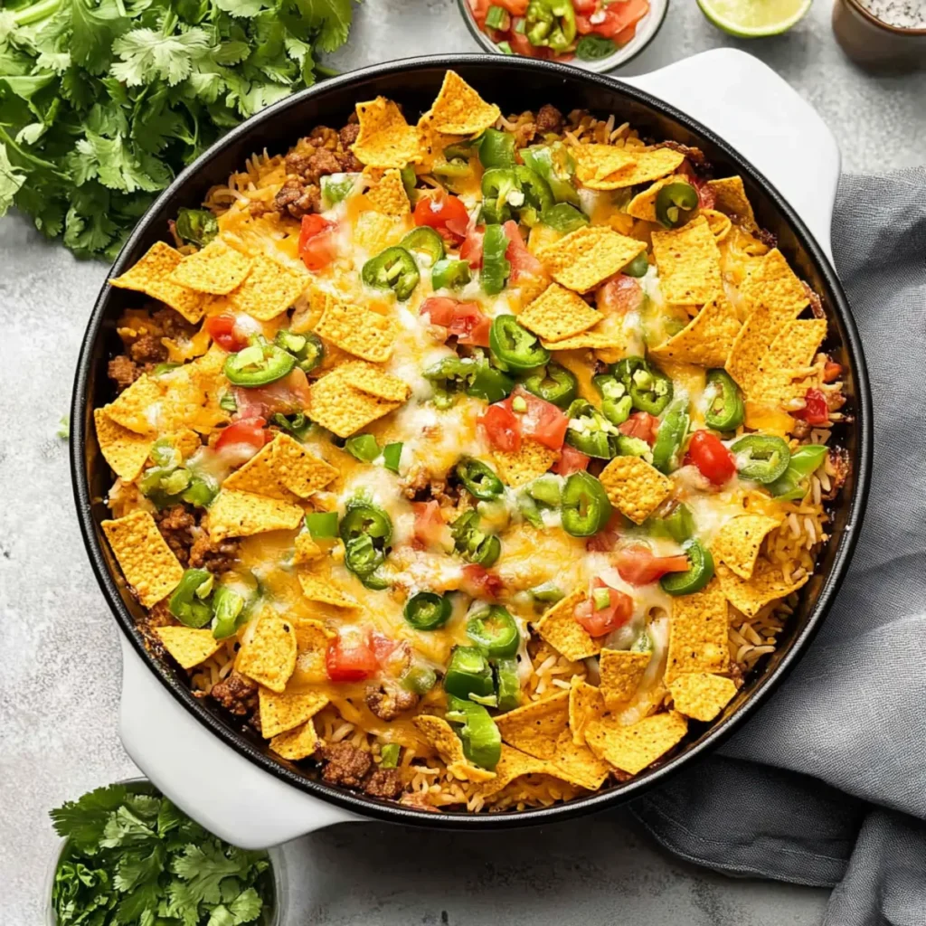 Baked Walking Taco Casserole