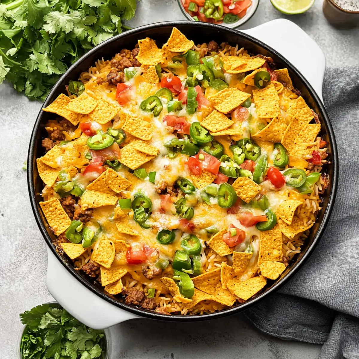 Baked Walking Taco Casserole
