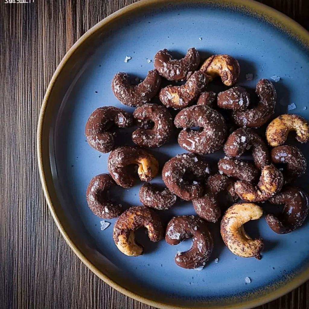 Salted Chocolate-Covered Roasted Cashews