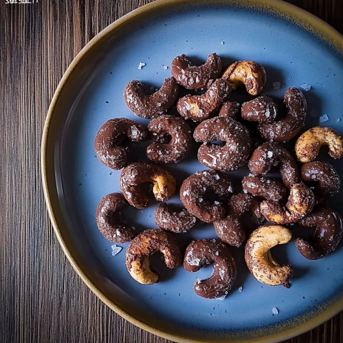 Salted Chocolate-Covered Roasted Cashews