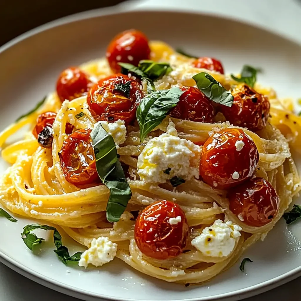Savory Roasted Tomato Garlic Ricotta Pasta for Cozy Nights