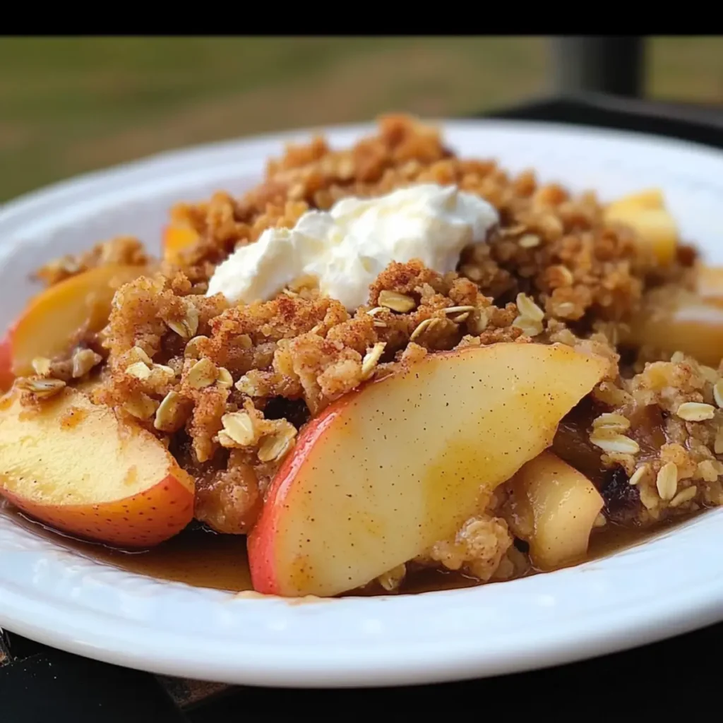 Barbecued Apple Crisp: A Sweet Twist on Campfire Classics