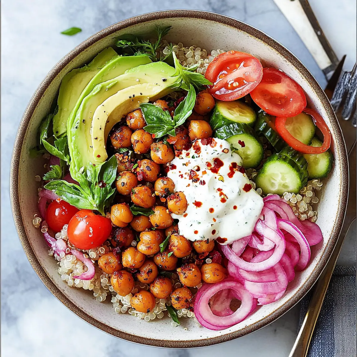 Mediterranean Quinoa Bowl