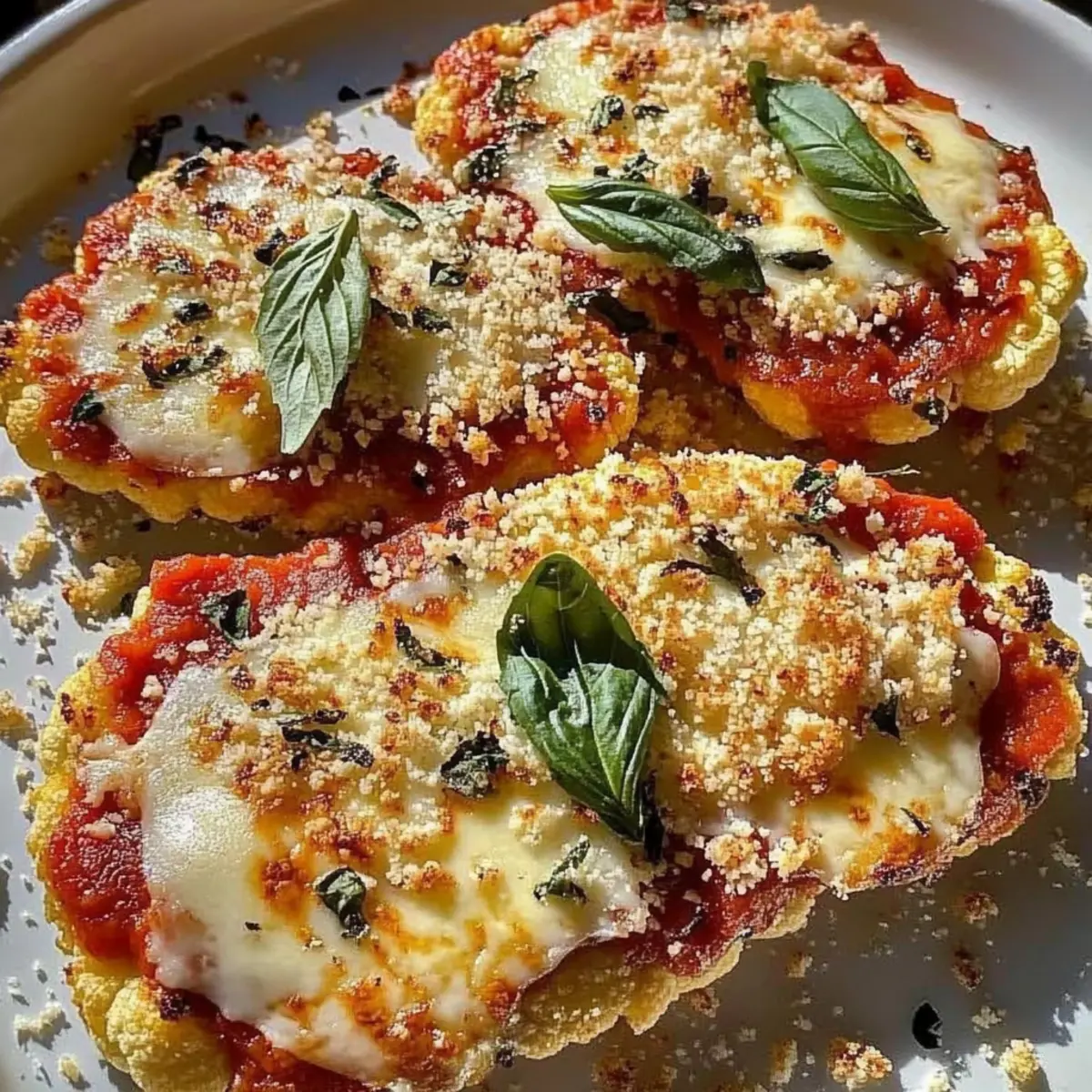 Parmesan Roasted Cauliflower Steaks