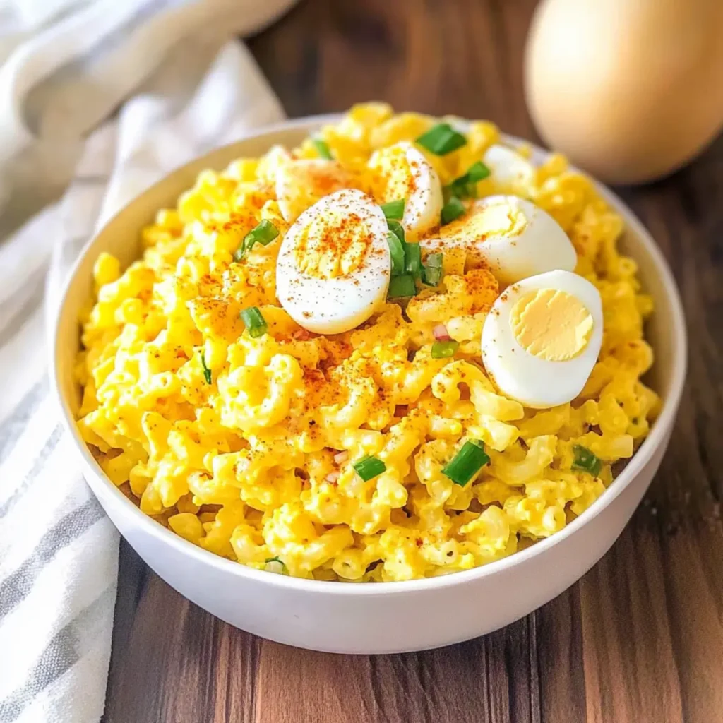 Creamy Deviled Egg Pasta Salad Recipe for Summer Bliss