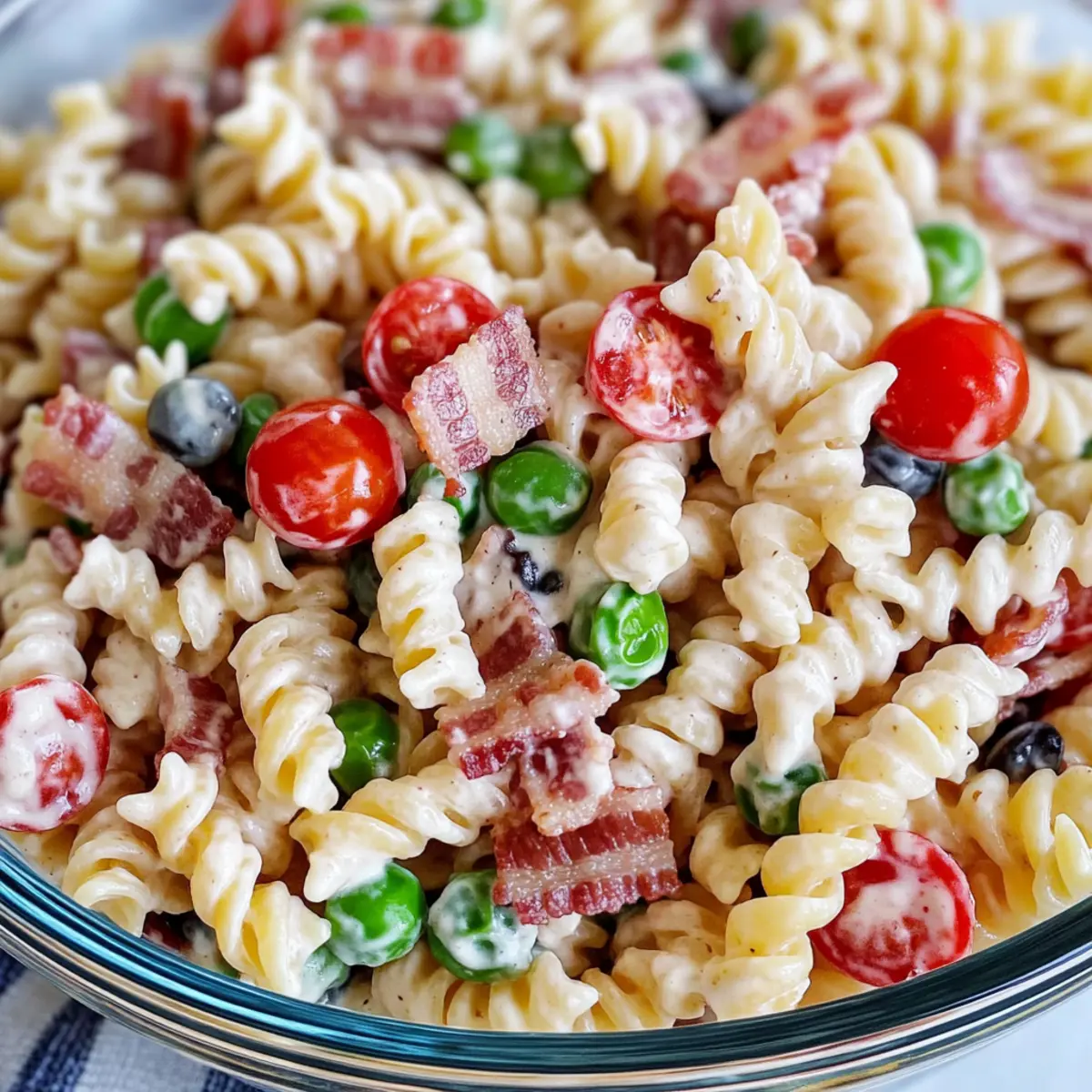 Bacon Ranch Pasta Salad
