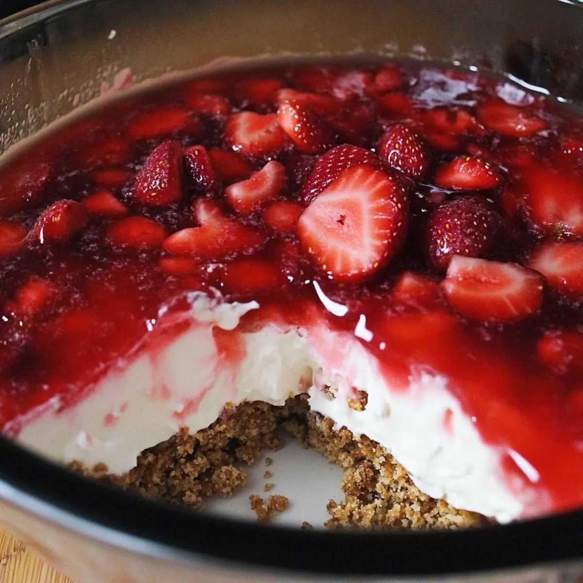 Strawberry Pretzel Jello Salad