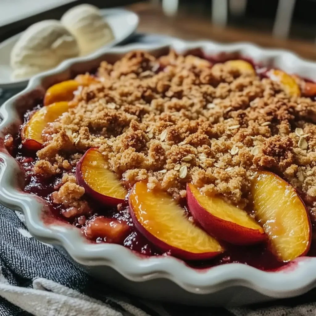 Irresistible Peach Crisp Recipe with Crunchy Oat Topping