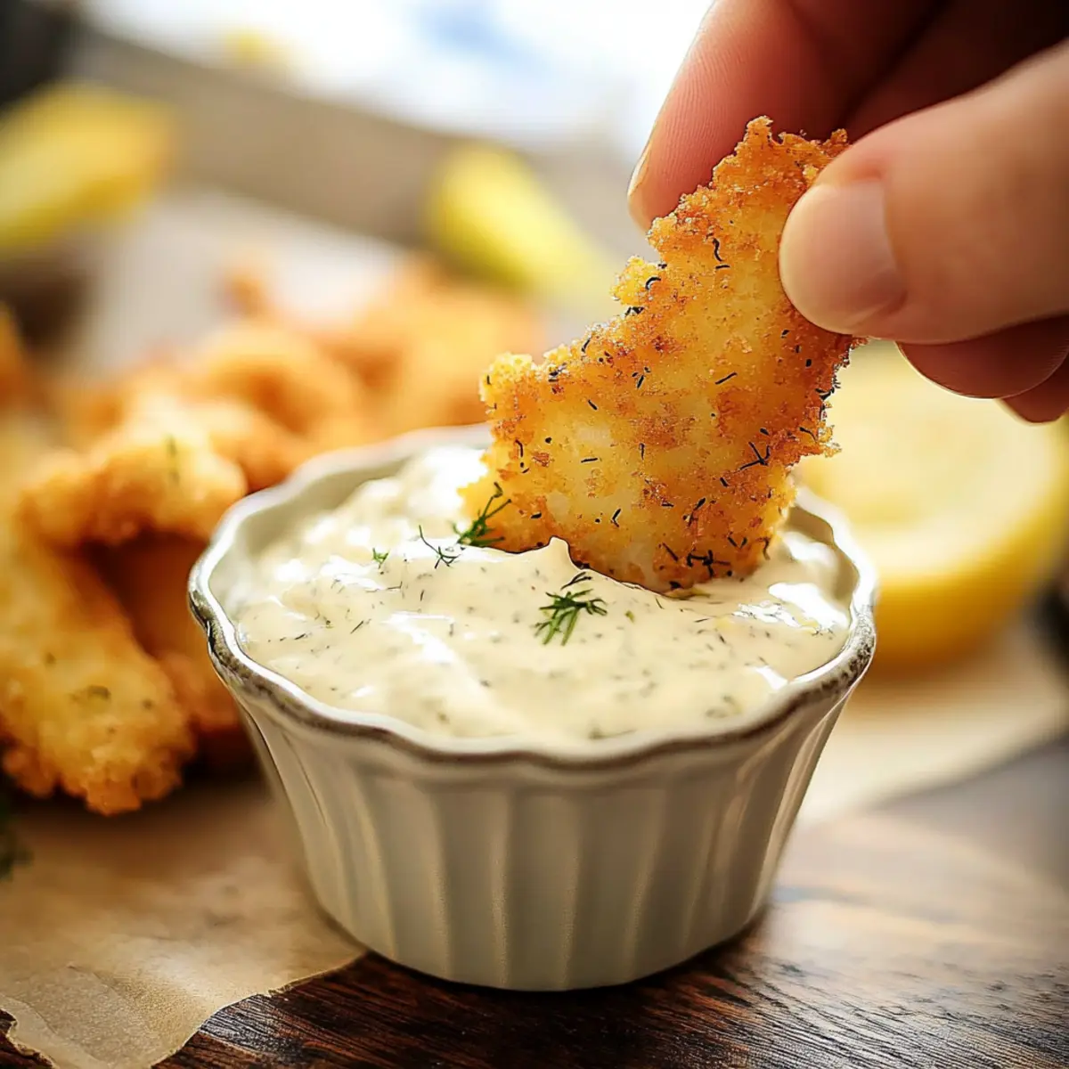 Dill Pickle Tartar Sauce