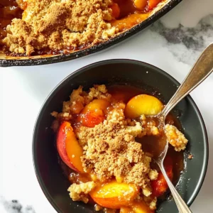 Peach Crumble