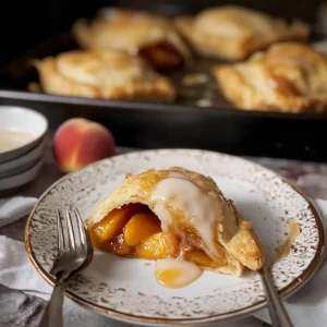 Flaky Peach Dumplings