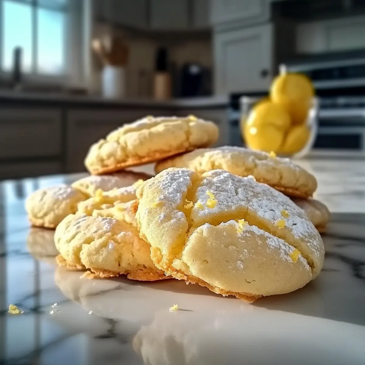 Lemon Shortbread Cookies