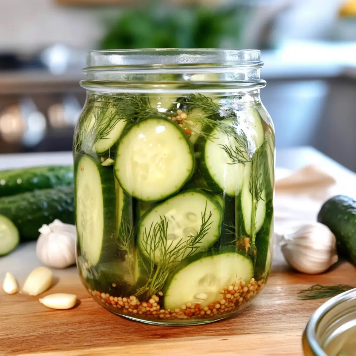 Homemade Dill Pickles