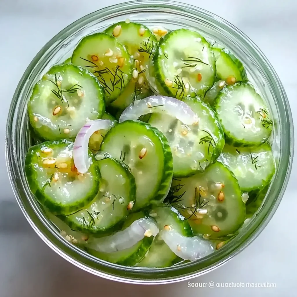 Crispy English Cucumber Refrigerator Pickles You’ll Love