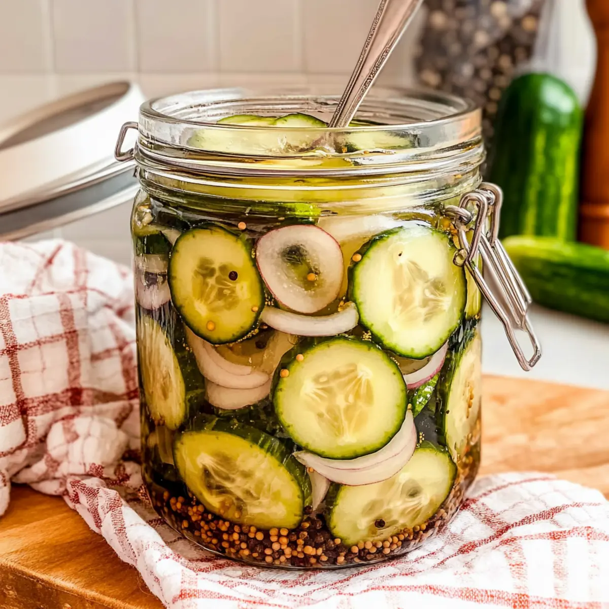 Homemade Refrigerator Pickles