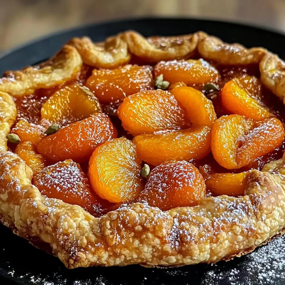 Vanilla Bean Apricot Galette