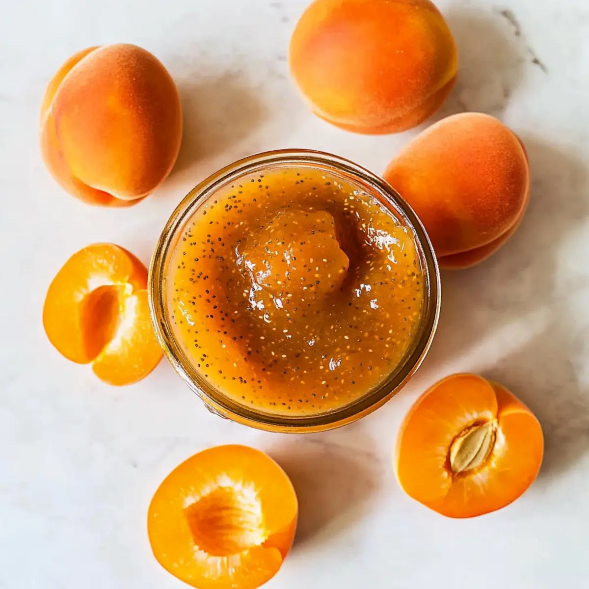 Apricot Jam with Chia Seeds