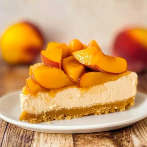 Peach Cheesecake