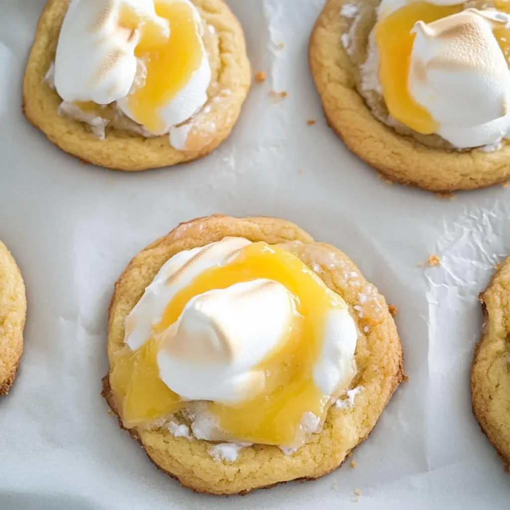 Lemon Meringue Pie Cookies