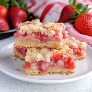 Strawberry Pie Bars
