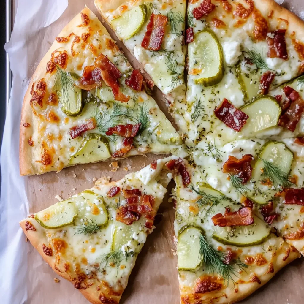Dill Pickle White Pizza