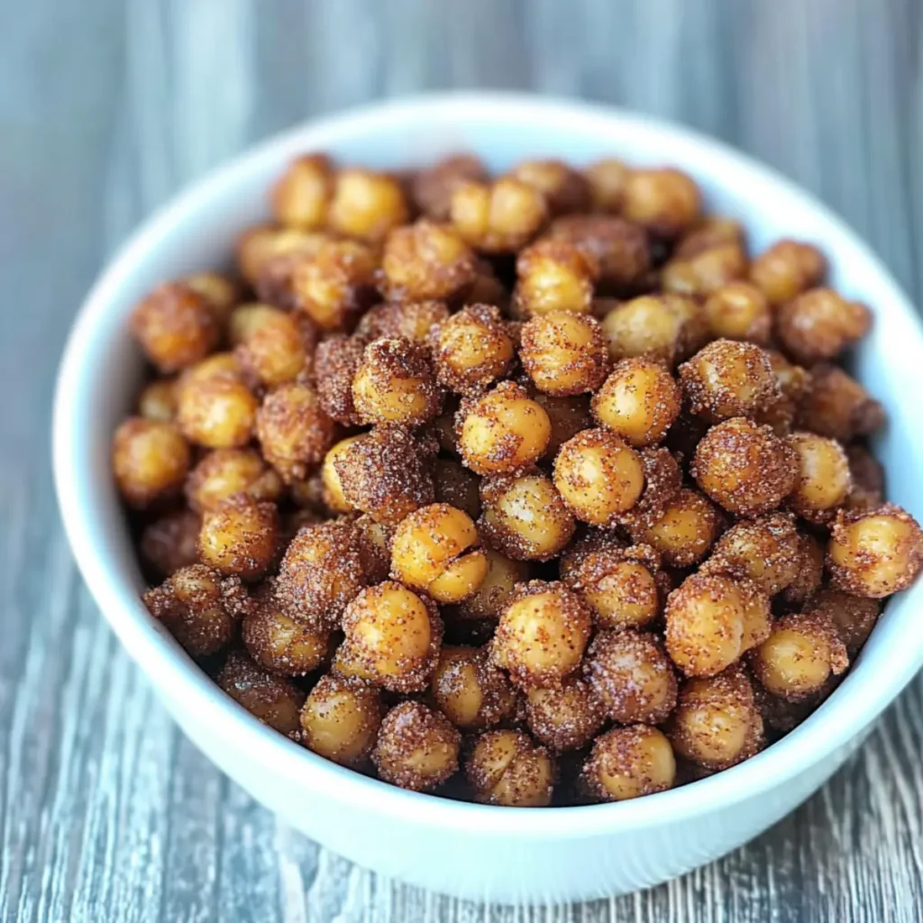 Cinnamon Roasted Chickpeas Recipe