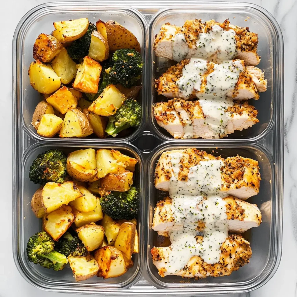 ranch chicken meal prep