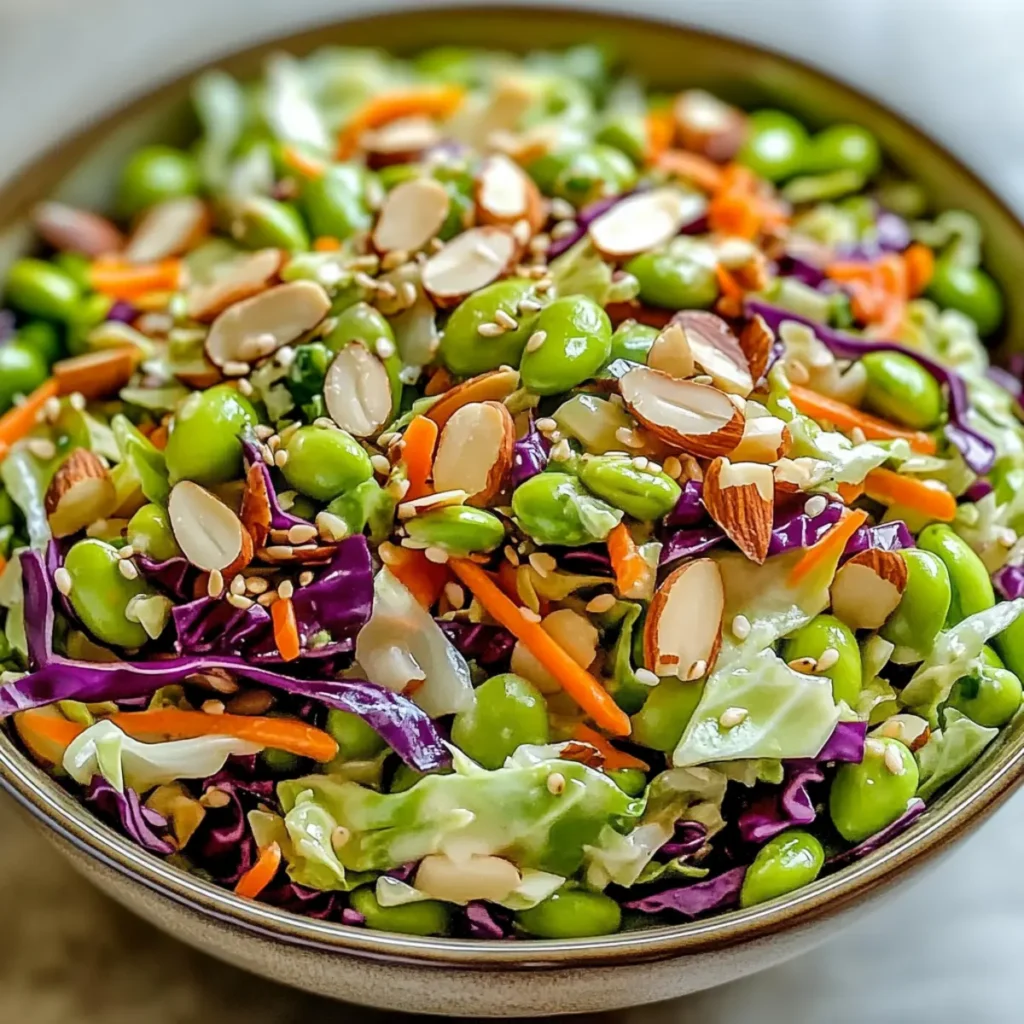Cabbage Edamame Salad