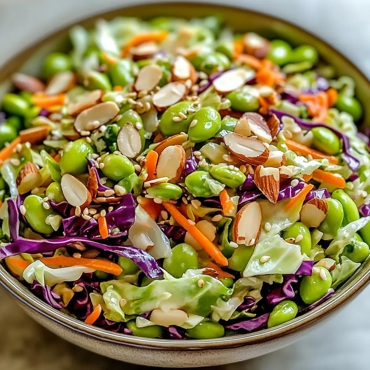 Cabbage Edamame Salad