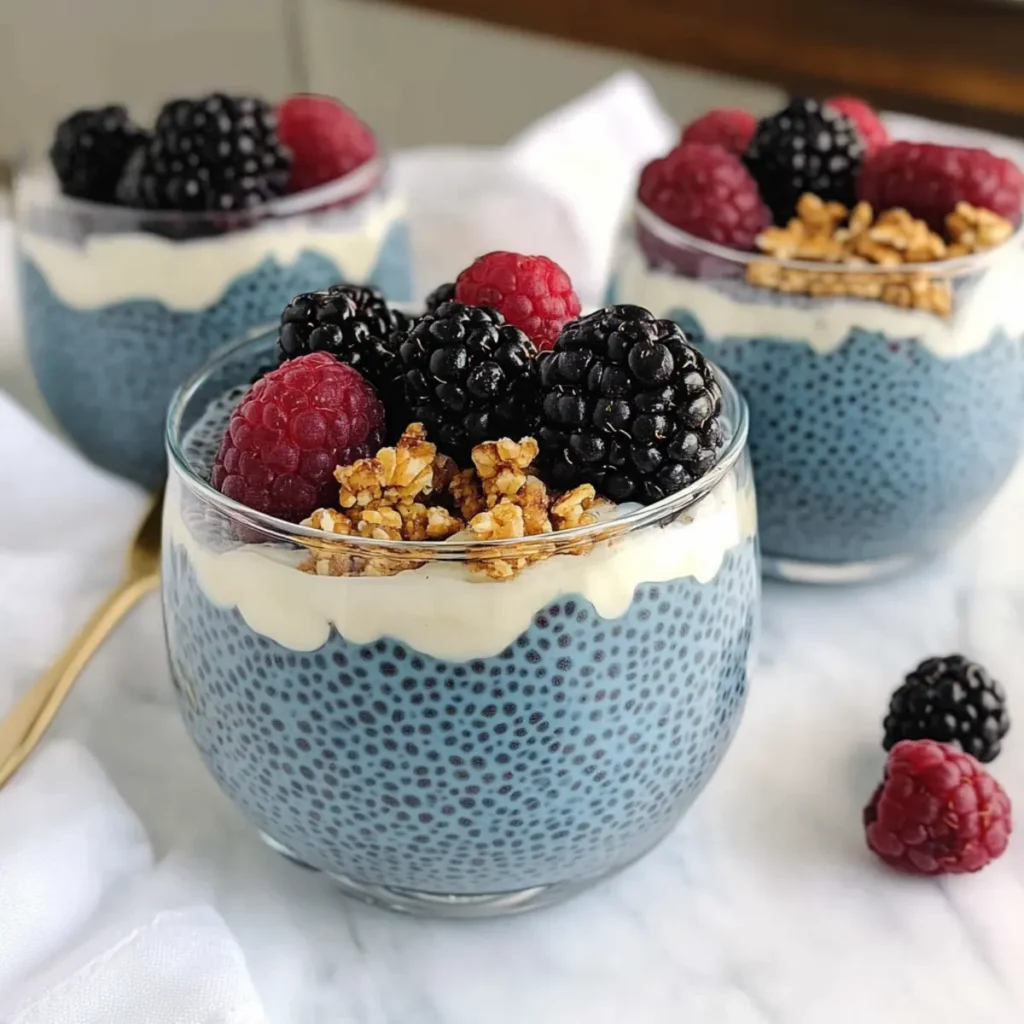 Blue Chia Pudding