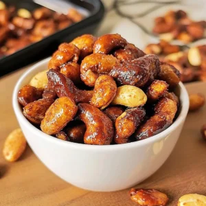 Barbecue Roasted Mixed Nuts