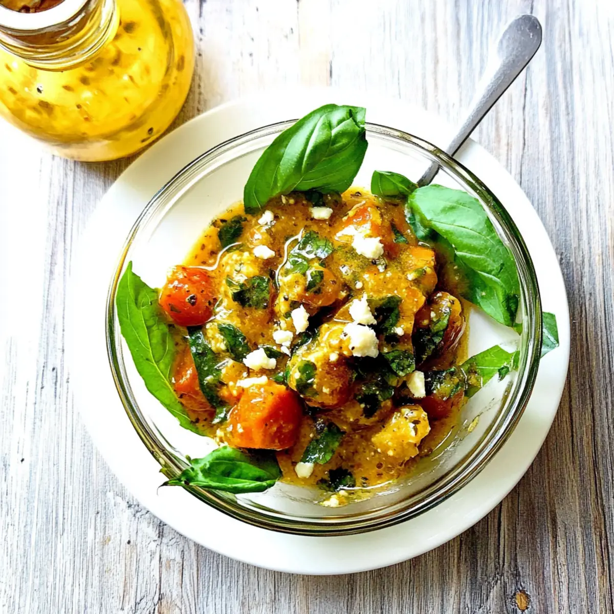 Tomato Basil Vinaigrette