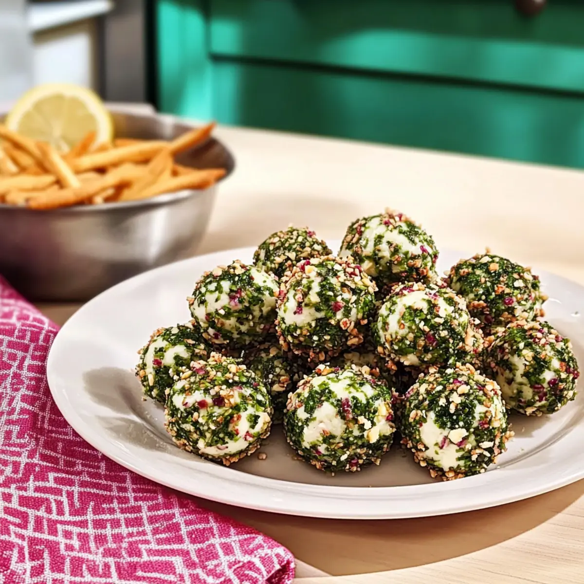 Lemon-Herb Cheese Bites